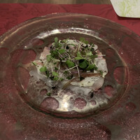 リストランテ アクアパッツァ - 鯛のカルパッチョ