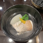 日本料理 珀也 - 鯛と蕪