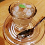 膳途洋々 - 海老のゼリー寄せ、最初から美味しい！