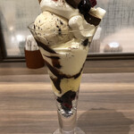 からふね屋珈琲店 - クッキー生チョコマシュマロパフェ(1100円)