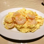 チャイナ 三丁目 - <'13/06/07撮影>サービスランチ 1000円 の芝エビと玉子の炒め(塩味)