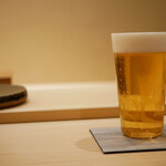 すし処 睦月 - 生ビール（小）