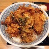 Isshin Kaneko - 【月替り 旬の天丼】牡蠣と白子の天丼（1600円）