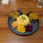 チーズケーキと彩りカレー Luna piena - 