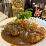 須賀乃湯 - チキンカツカレー(ミニライス付き)！