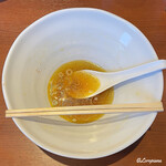 桜木屋 - 麺は完食､スープは完飲せず