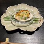shukouoosakamampukudou - 蛤の器に蛤、蕗味噌仕立てに木の芽
