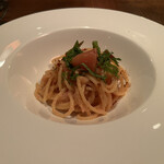 WITH THE STYLE cotton. - 博多明太子と大葉のスパゲッティーニ