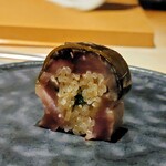 鮨 唐島 - 鯖の棒寿司