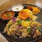 Kare To Biriyani To Osake Tabiru - カレービリヤニ定食