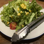 クサツタテナガ - 付き出しのサラダ