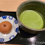 Kissakazumi - 抹茶と千鳥饅頭。