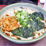 Choumei Udon - うどんきしめんミックスｗｉｔｈかき揚げ＆ワカメ