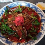 満州ニラら～めんの店 さかえや - 満州ニララーメン（中・辛味増し）