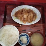 盛岡食堂 - 豚バラ定食