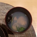 銀座 稲葉 - シジミの潮汁