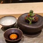 銀座 稲葉 - 和牛つくね