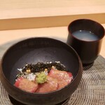 銀座 稲葉 - マグロ丼
