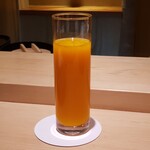 銀座 稲葉 - ミカンジュース
