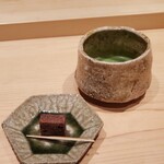 銀座 稲葉 - ガトーショコラと抹茶