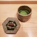 銀座 稲葉 - ガトーショコラと抹茶