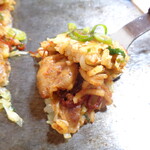 Hiroshima Huuokonomiyaki Urashima - 「激辛鶏ハラミ焼き」（1,200円）