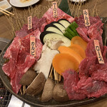 焼肉 乙ちゃん - 本日の特選和牛盛り合わせ