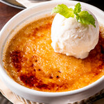 中国茶のクレームブリュレ