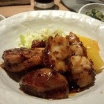 kawara CAFE＆DINING - ハニーマスタードチキングリル♪甘じょっぱい味わいが、ご飯とあってグー(^-^)g""