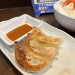 Men Karaimon - 餃子セット　ふっくらモチモチ　ライス多めです