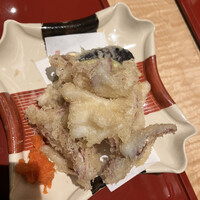 対馬のどぐろとイカ活き造り 博多 魚蔵 都ホテル店 - 