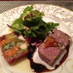 コントワール ミサゴ - 鴨とフォアグラのパテ＆ロブスターのテリーヌ 2013-6