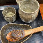 そば くら富 - 蕎麦前　蕎麦味噌と小左衛門、麓井圓（まどか）