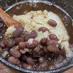 そば くら富 - 北海道十勝産の小豆がたっぷり