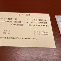 旗の台 うなぎ上松 -  旗の台 うなぎ上松 -