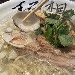 昆布とはまぐりの塩そば