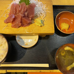 土浦魚市場 - マグロ定食700円