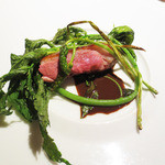 肉料理　フランス産鴨肉　サルミソース