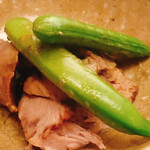 MushaMusha - マグロホホ肉のカニ味噌バター焼き