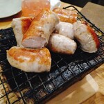 Totsuki Tooka - 肉汁ソーセージの藁焼き
