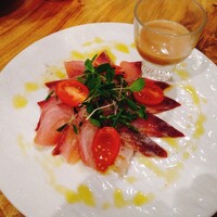 十月十日 - 縞鯵のカルパッチョ