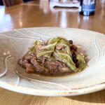 La Stalla - これヒットだったなー。キャベツ大量に煮詰めて出汁とってるんだけどキャベツの甘さが強く出てて（でも仰ぐささ全くない）美味しかったの〜