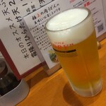 讃岐のおうどん 花は咲く - 生ビール