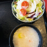 中国料理 華山 - サラダとスープ