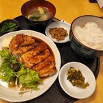 おこげ - 豚ロース生姜焼き定食