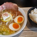 備前いろは堂 - 期間限定ラーメンとご飯