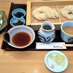 195044502 - 生麺乾麺味比べ天ぷらセット