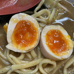 無銘 - 味玉は黄身が半熟です。