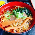 かどや食堂 - セットのミニラーメン