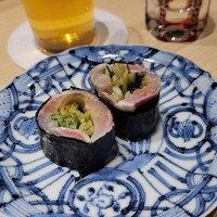 麻布 鮨功 - 鰯ガリ胡瓜巻き